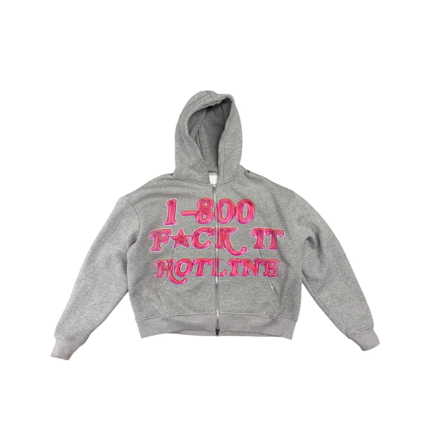 1-800 F☆CK IT HOTLINE ZIP UP