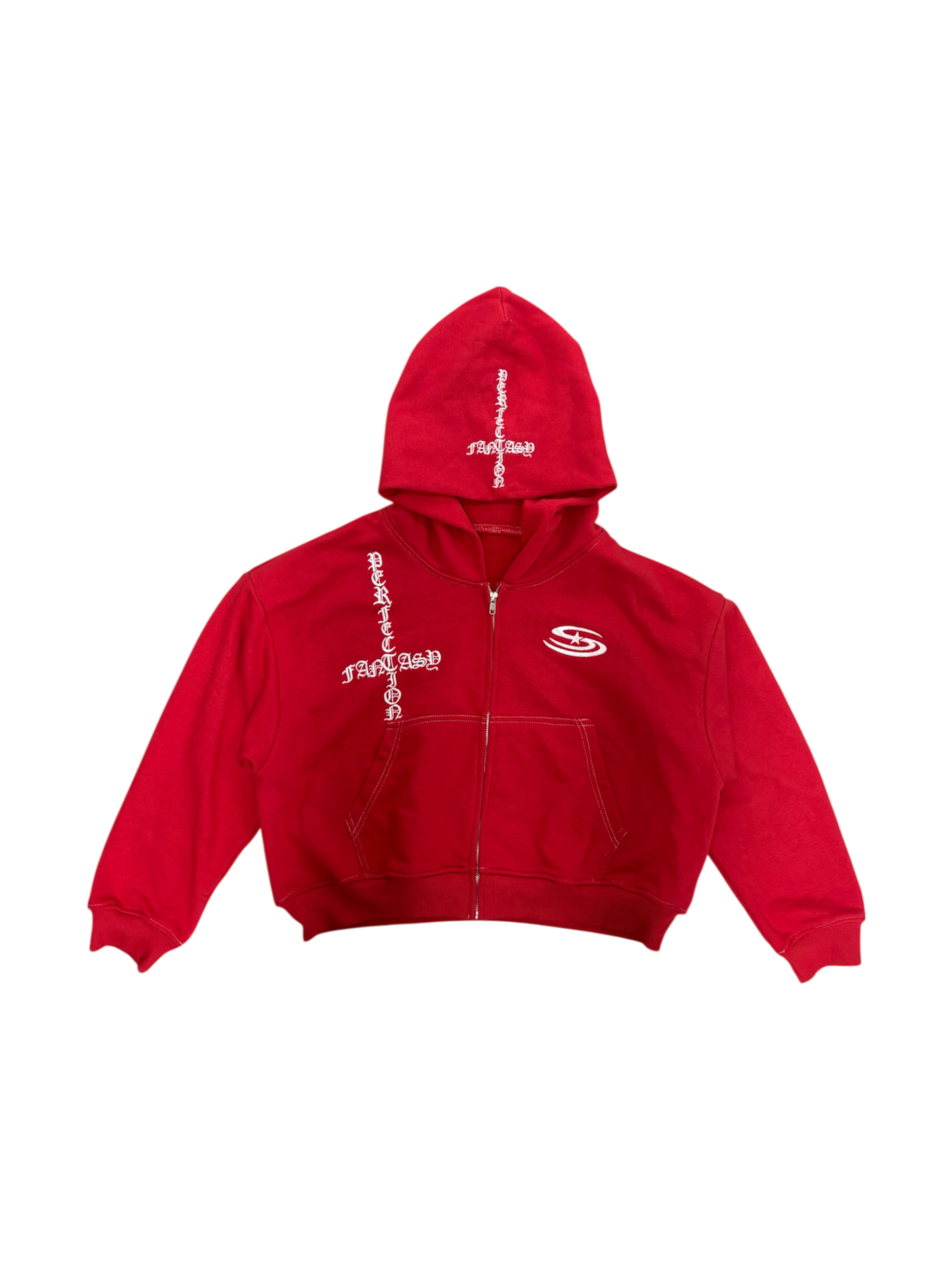 Red Saint Zip up